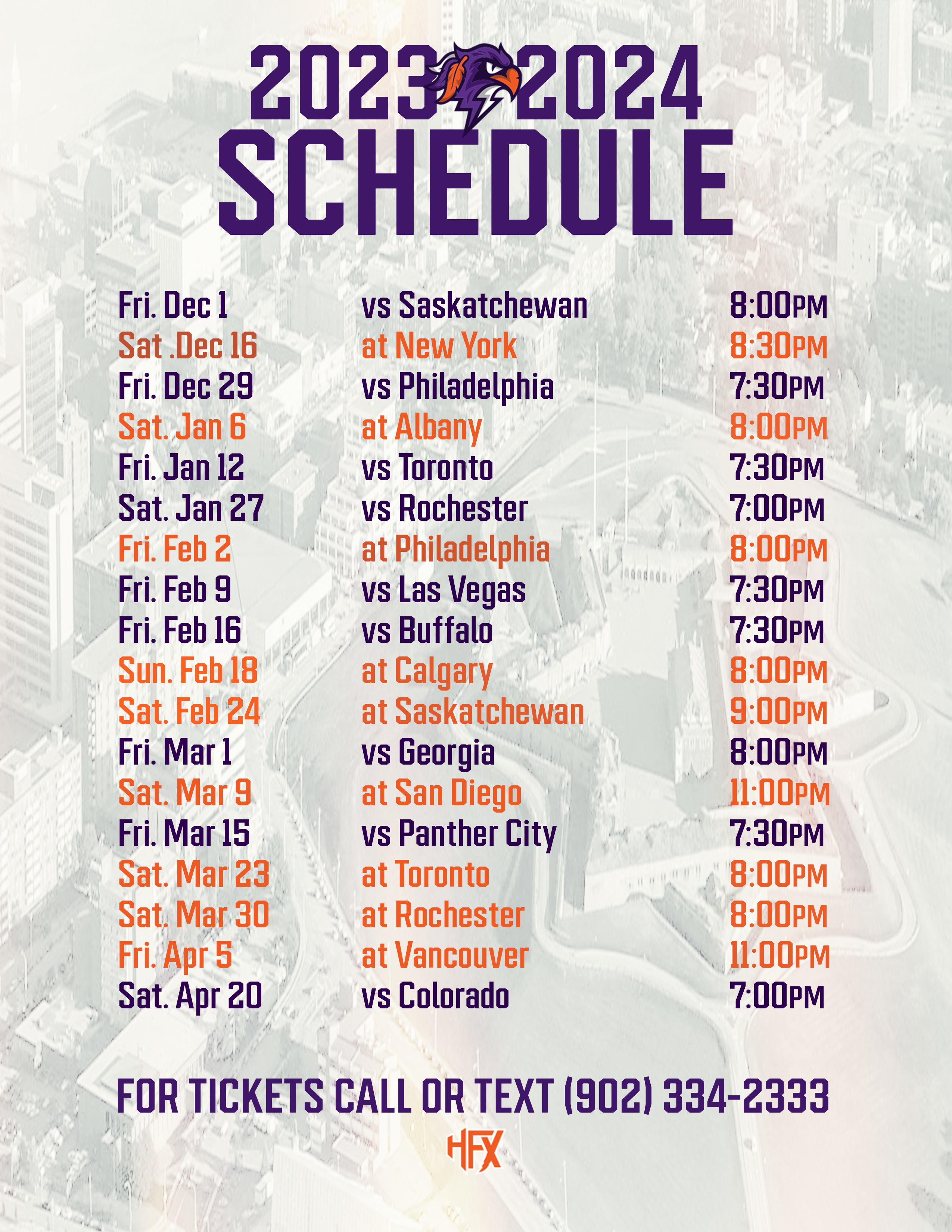 T-Birds Unveil 2023-24 Regular Season Schedule