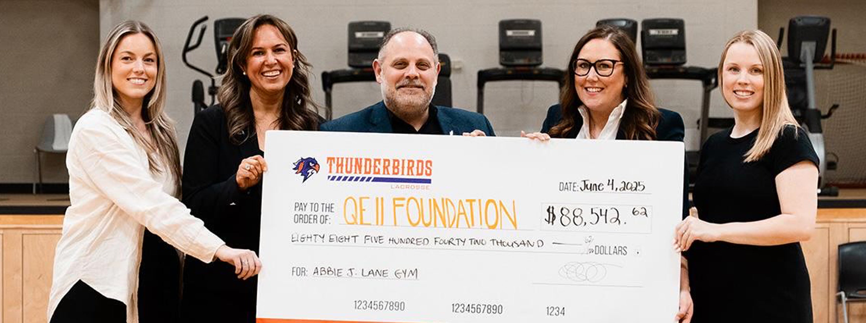 Halifax Thunderbirds score big for mental health, raising over $88,000 to transform the QEII’s Abbie J. Lane Gymnasium